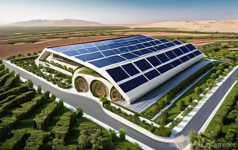 지역생산의 미래 전망 - **Innovative Arab Tech Hub:** Inside a cutting-edge, brightly lit manufacturing facility in an Arab ...