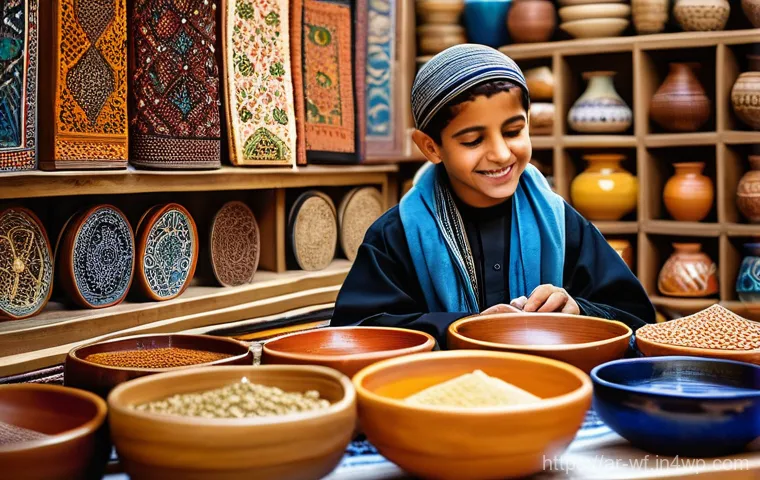 지역생산의 비즈니스 기회 탐색 - Prompt 1: Bustling Traditional Souk with Artisans**