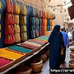 Home 20 지역생산과 문화적 가치 - **Vibrant Traditional Souk Scene with Artisans** A bustling, lively traditional Arabic souk (mar...