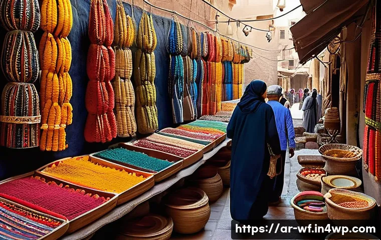 지역생산과 문화적 가치 - **Vibrant Traditional Souk Scene with Artisans** A bustling, lively traditional Arabic souk (mar...